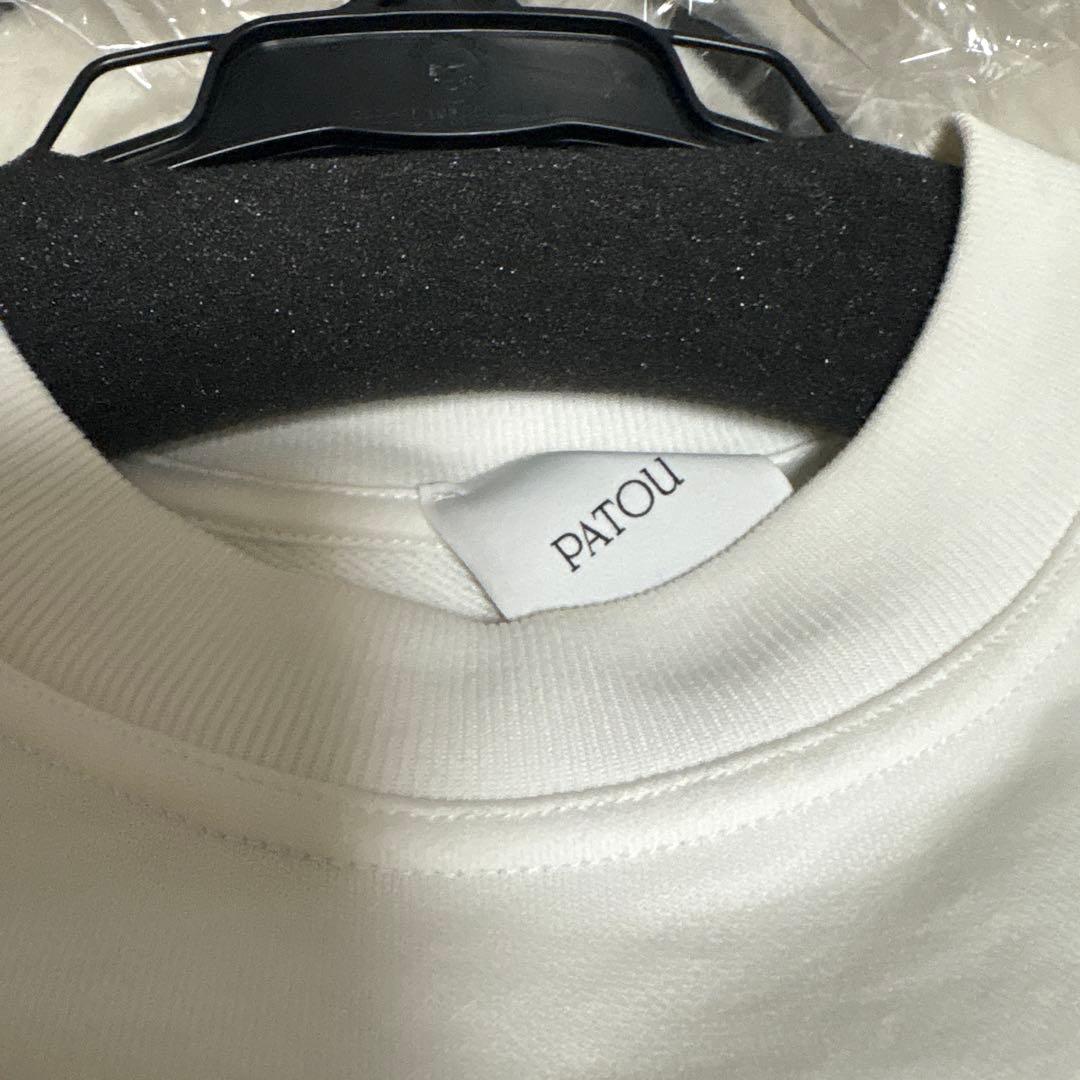 PATOU XS ホワイト クロップドスウェット