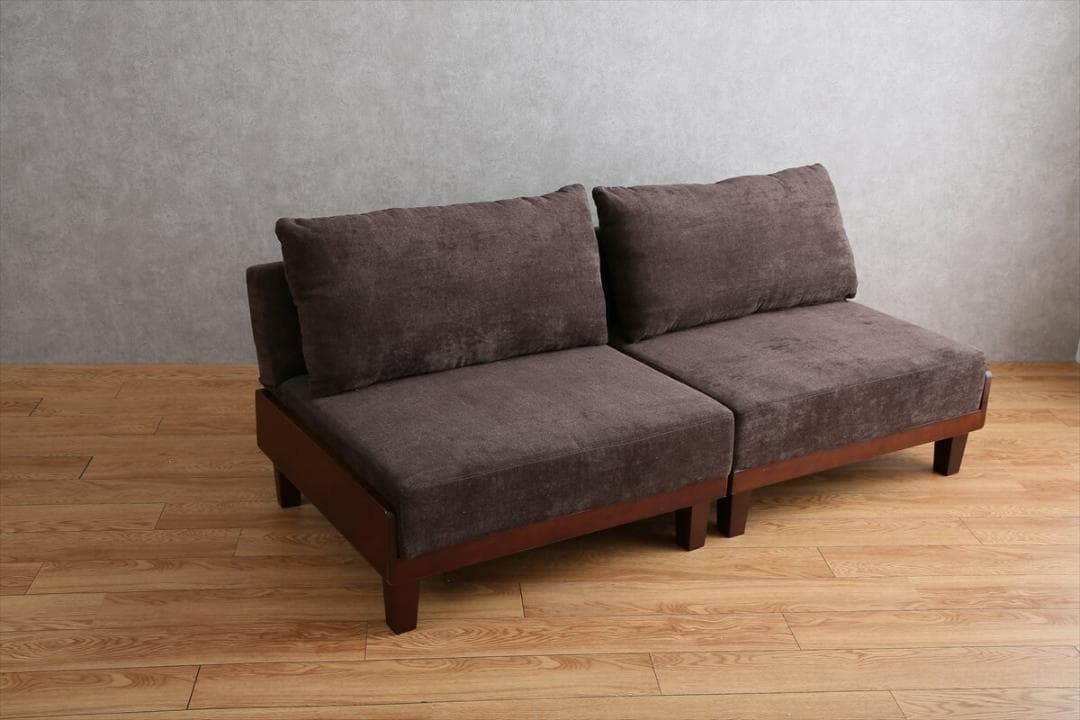 エステラ　ブラウン【Estela】リクライニングソファベッド【完成品】