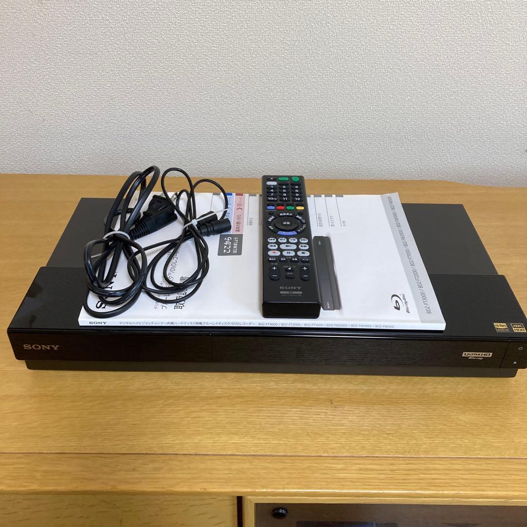 SONY ブルーレイレコーダー BDZ-FW1000