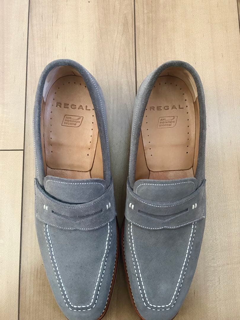 【極美品】REGAL リーガル ローファー スウェード 25cm