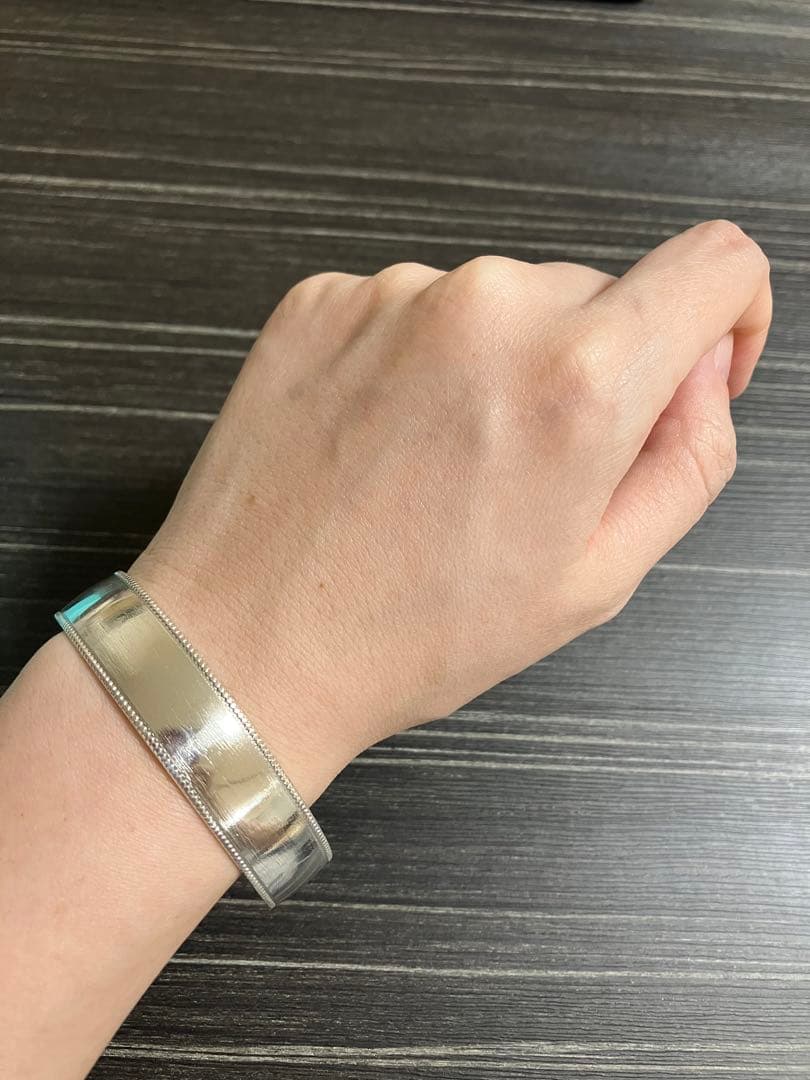 ティファニー　ミルグレインバングル　Tiffany