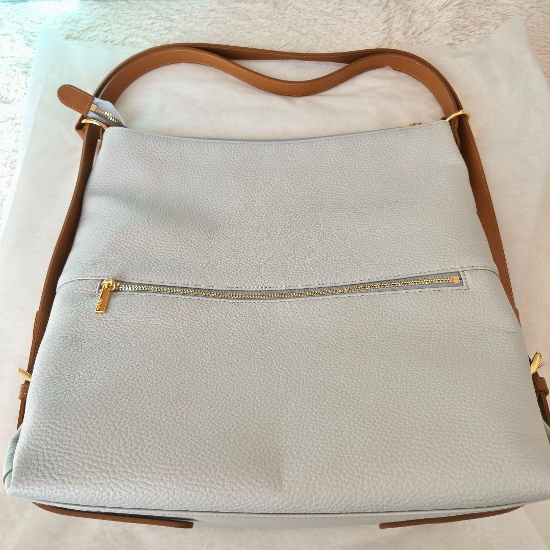 【新品未使用】Her Schedule ショルダーバッグ 2way A4 シボ革