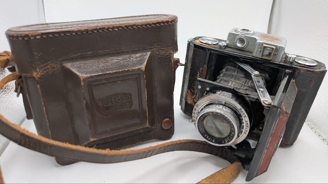 【希少】RIFAX スプリングカメラ ZEISS IKON製レザーケース付き