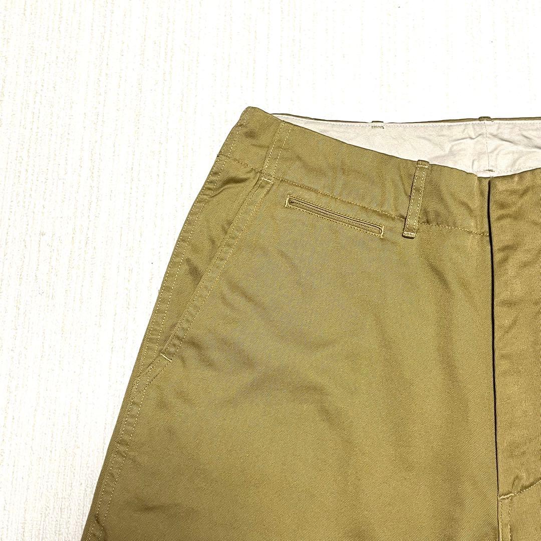 【半額以下】nanamica新品タグ付き ベージュ チノパン