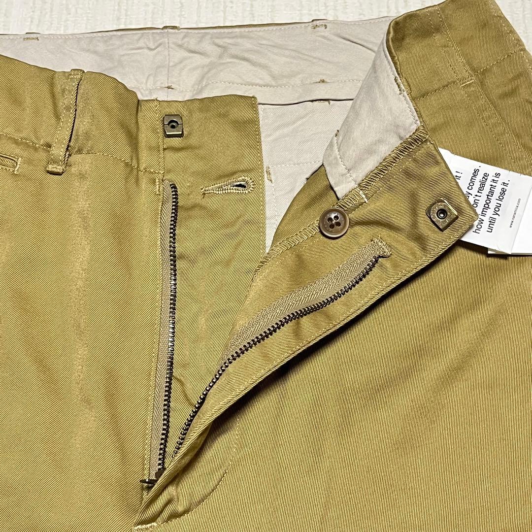 【半額以下】nanamica新品タグ付き ベージュ チノパン