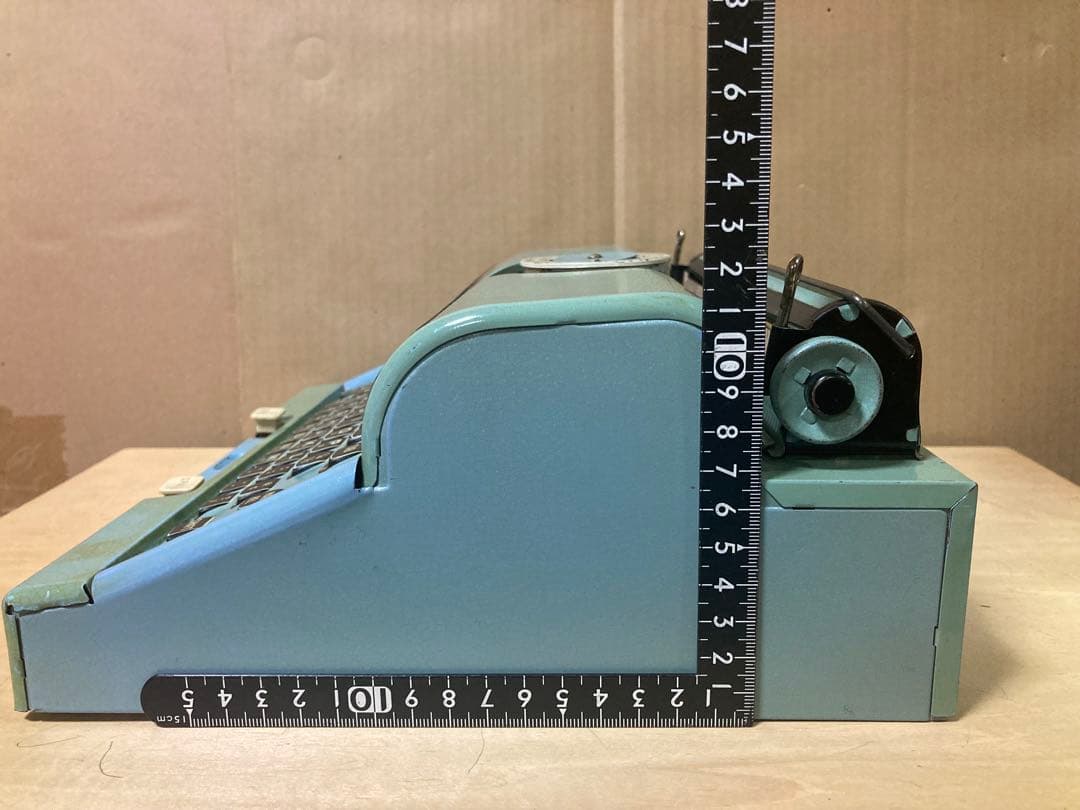 おもちゃのタイプライター 水色　アメリカ　ビンテージ　子ども