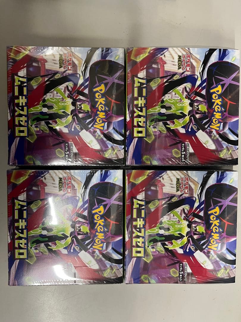 ゆ*き様 ムニキスゼロシュリンク付き4box 正規店で購入しました。