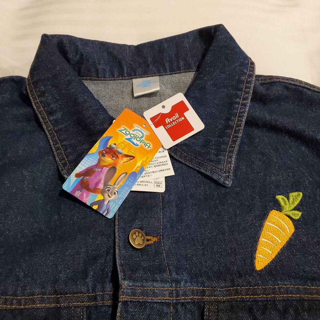 ズートピア　アベイル　ディズニー　サガラ刺繍　デニムジャケット　♡ジュディ♡
