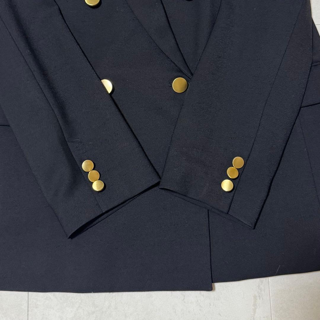 NOBLE ウールMIXツイルピークドラペルジャケット