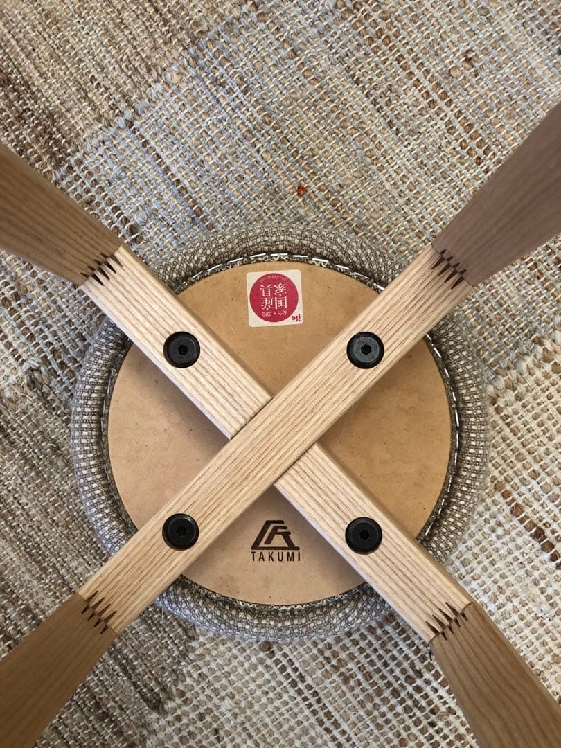 匠工芸 マッシュルームスツール　L 別注生地