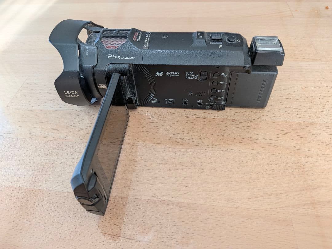 Panasonic 4K ビデオカメラ 25倍ズーム