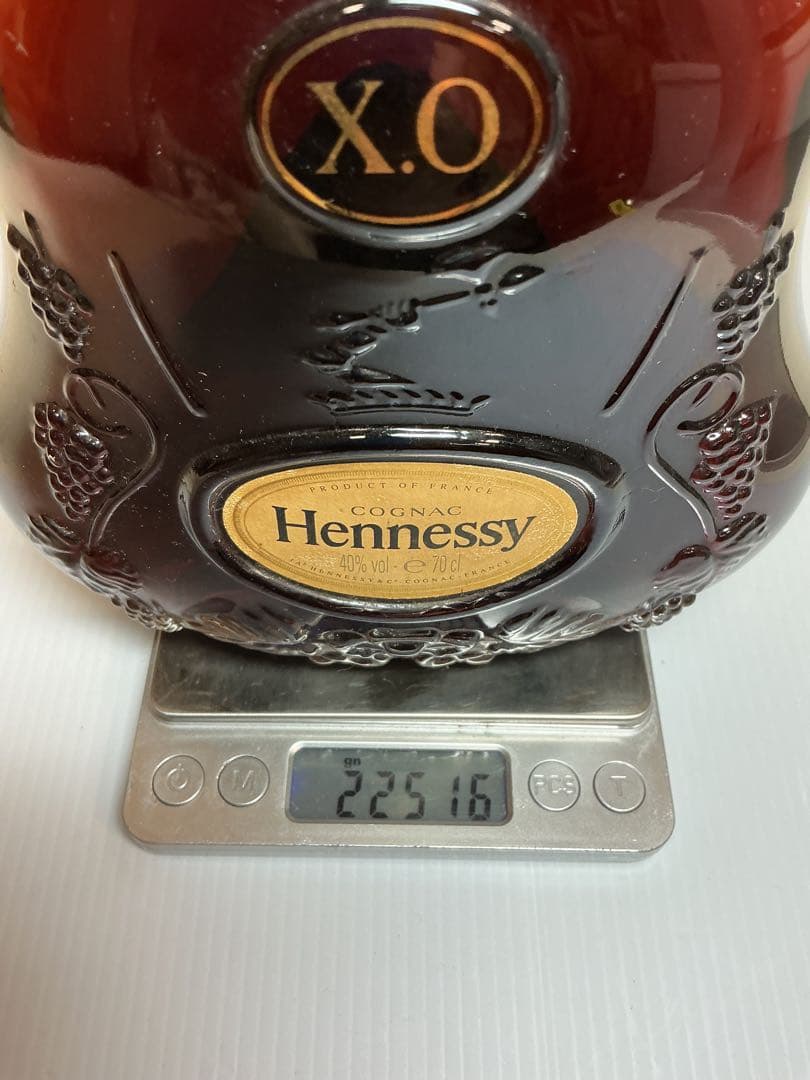 529[未開栓]Hennessy ヘネシー X.O 金キャップ 箱無し