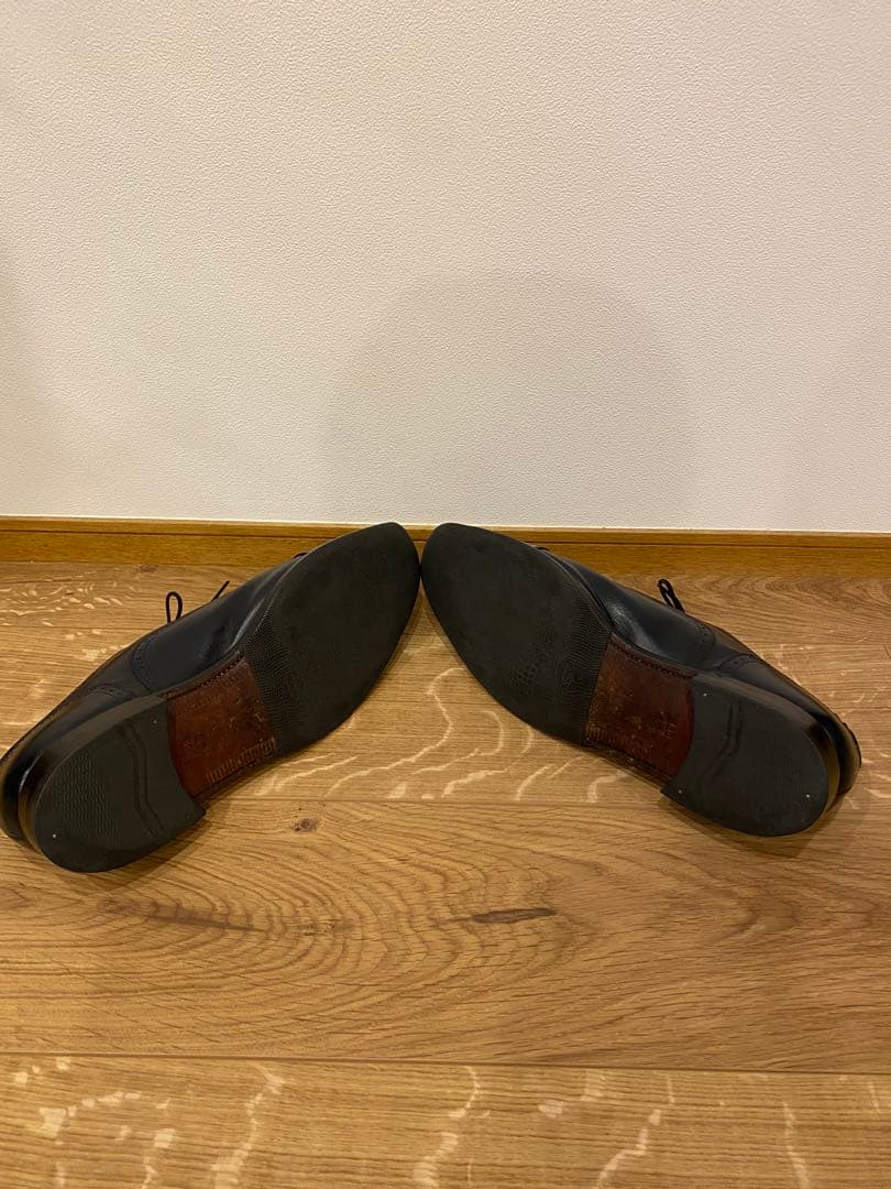 美品　スコッチグレイン 27センチ　3E ネイビー 紺