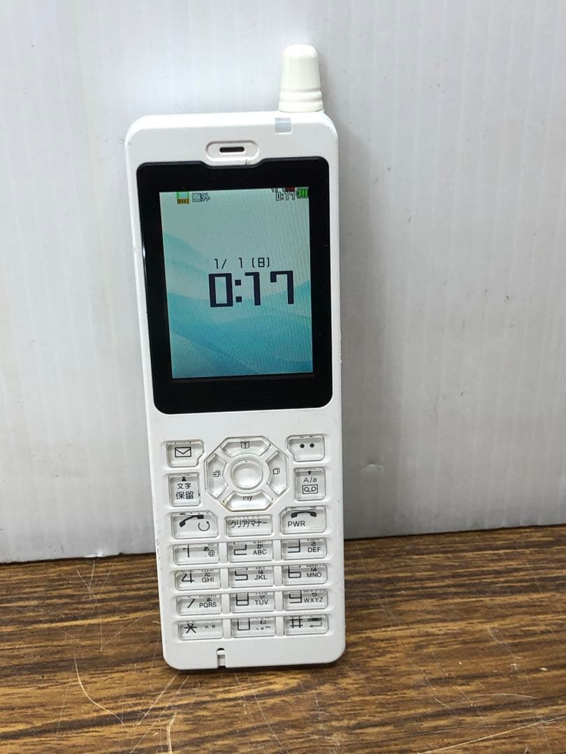 willcom WX01JR 日本無線 PHS JRC白ロム 電池あり送料無料