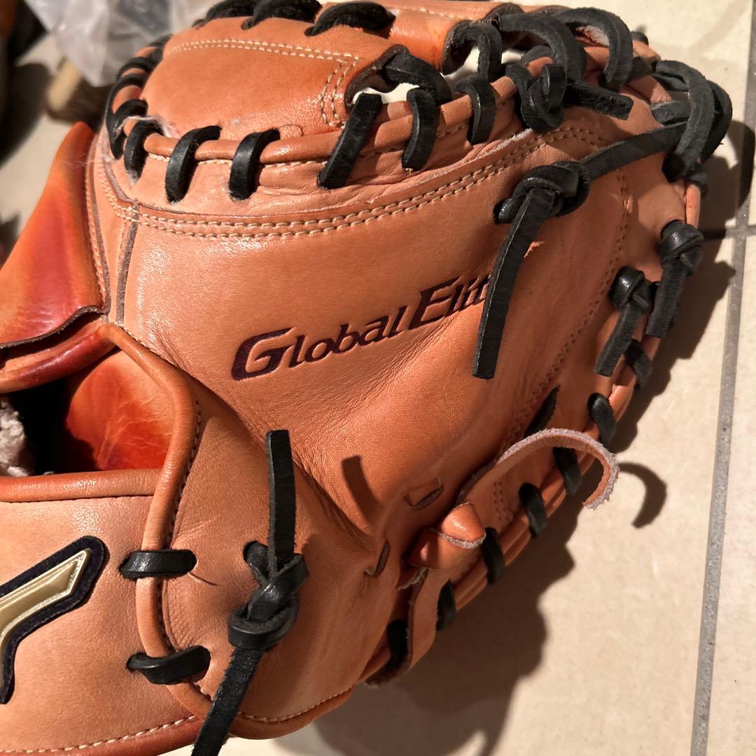 ミズノ　グローバルエリート キャッチャーミット　軟式