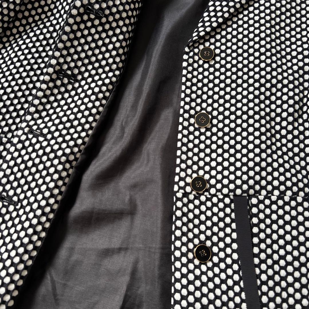 美品　ADEAM アディアム　FOXEY テーラードジャケット　総柄　リボン