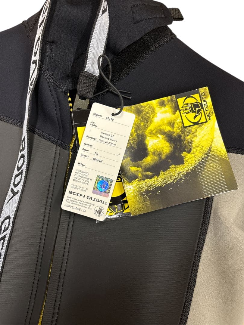BODY GLOVE フルスーツ ブラック/グレー