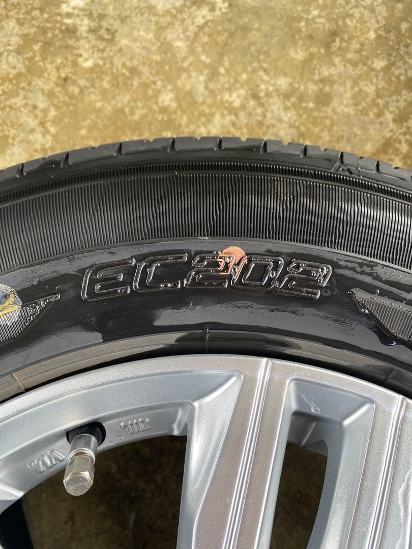 ★送料込★パッソ等155/80R13 ダンロップEC202 アルミホイールセット