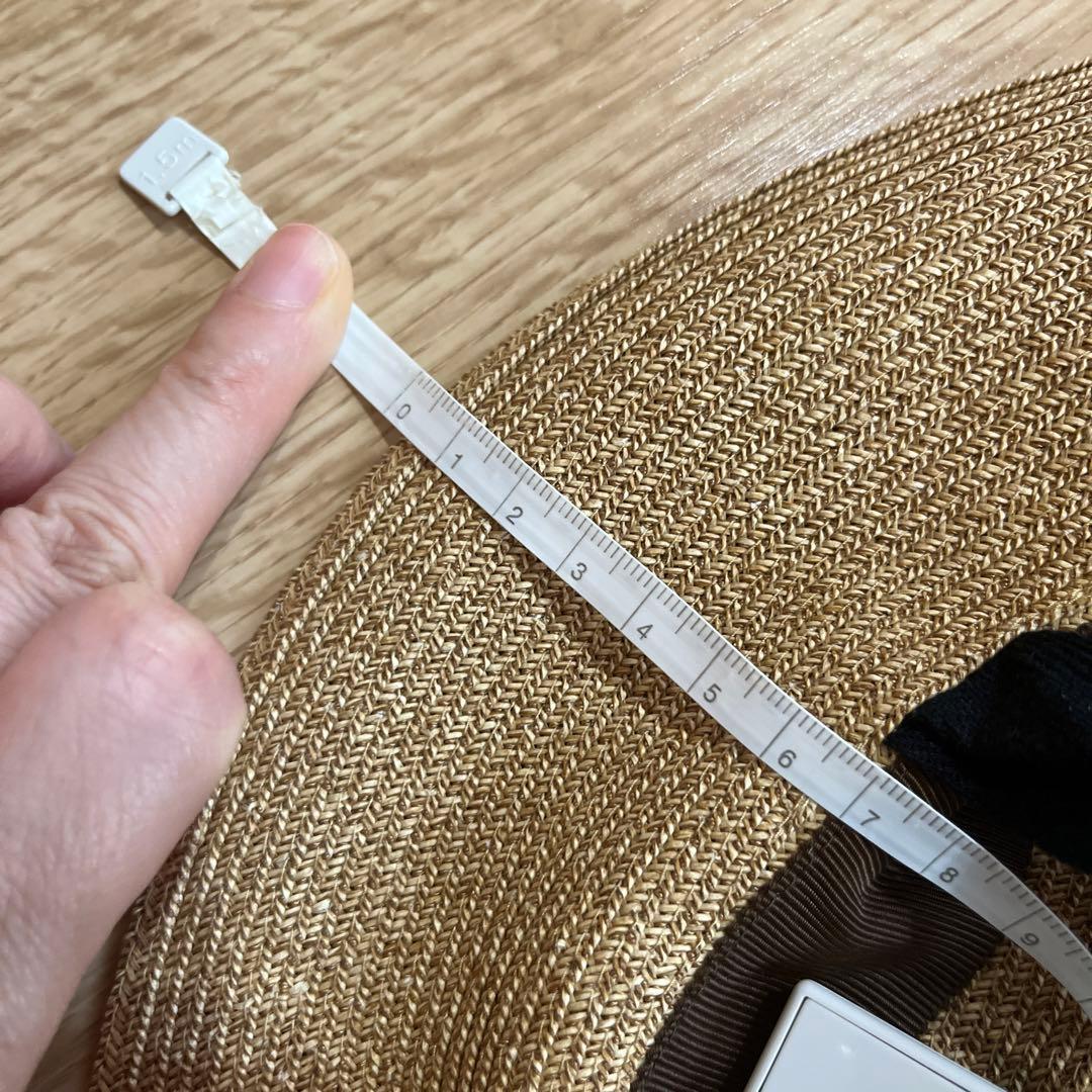 【haru ❤︎】マチュアーハ　ボックスドハット　7センチブリム　リボン付き