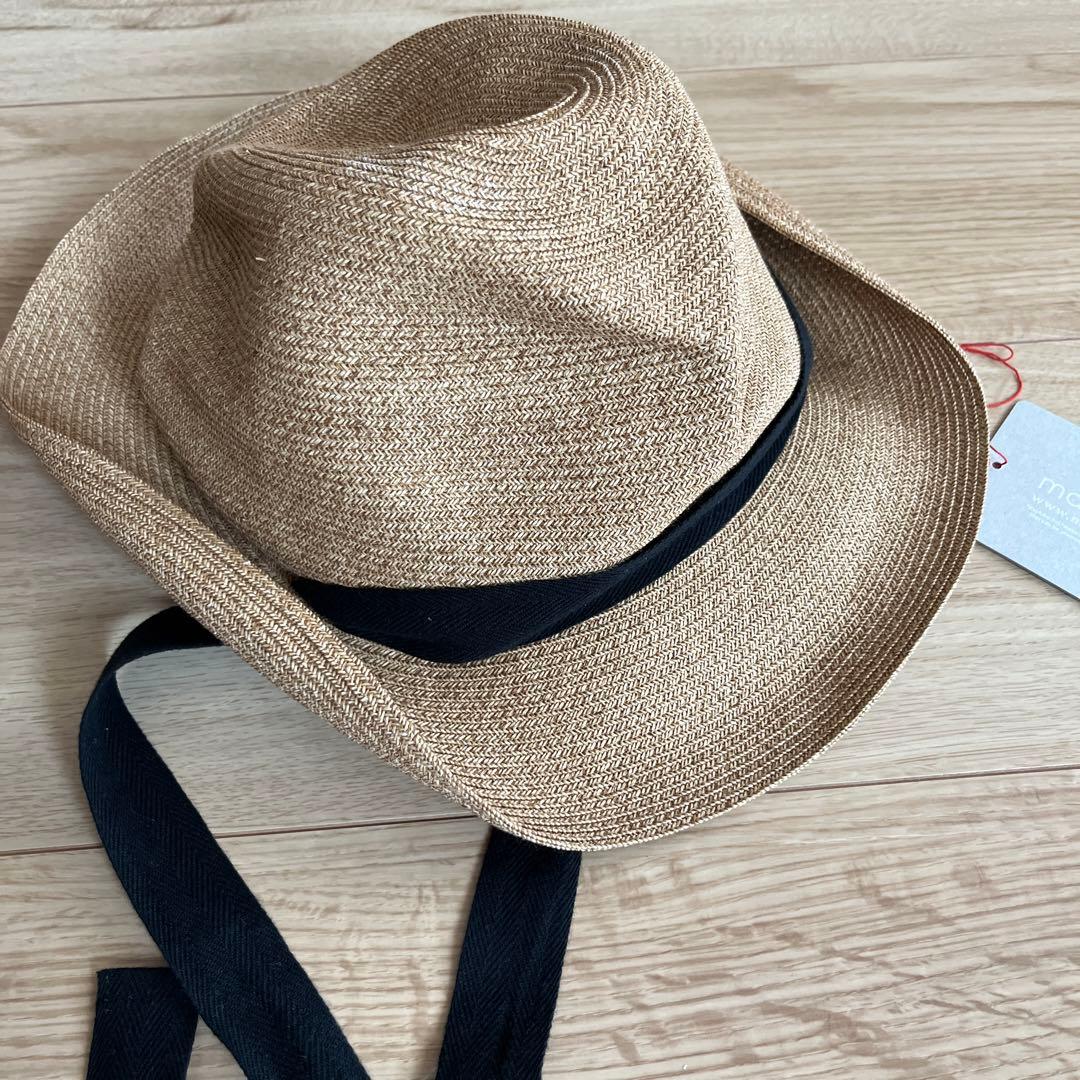 【haru ❤︎】マチュアーハ　ボックスドハット　7センチブリム　リボン付き