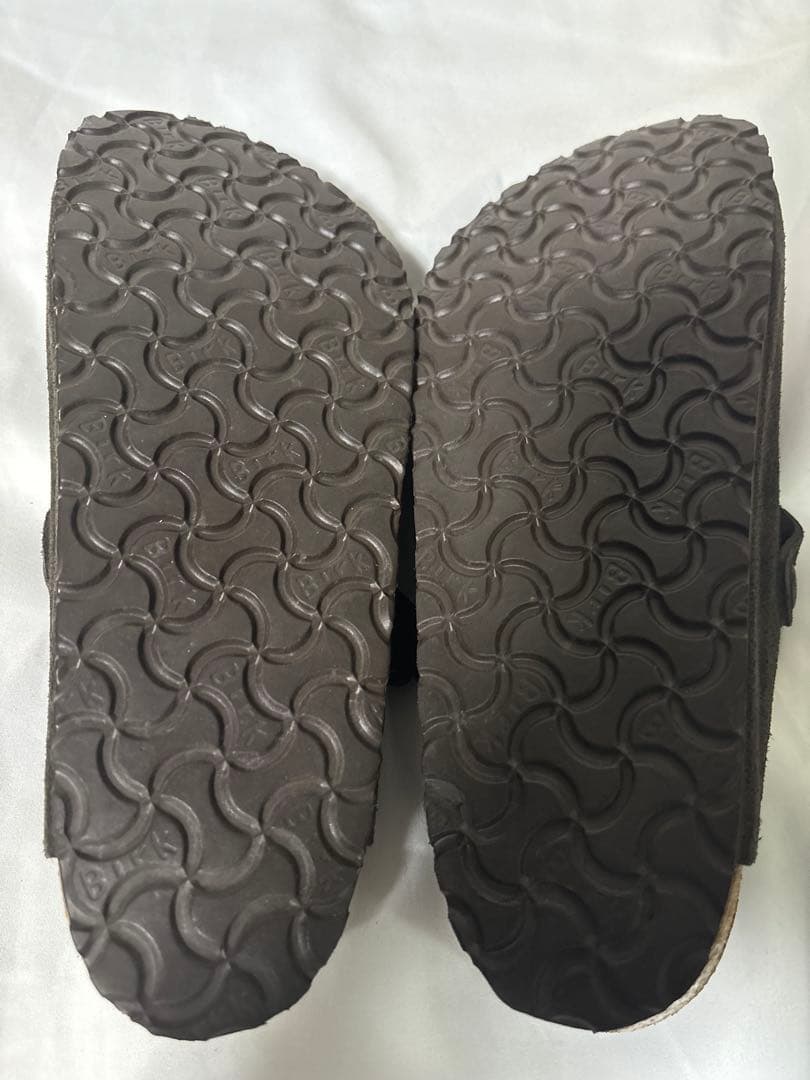 【美品】ビルケンストック ボストン スエード 40 ダークブラウン系 ドイツ製