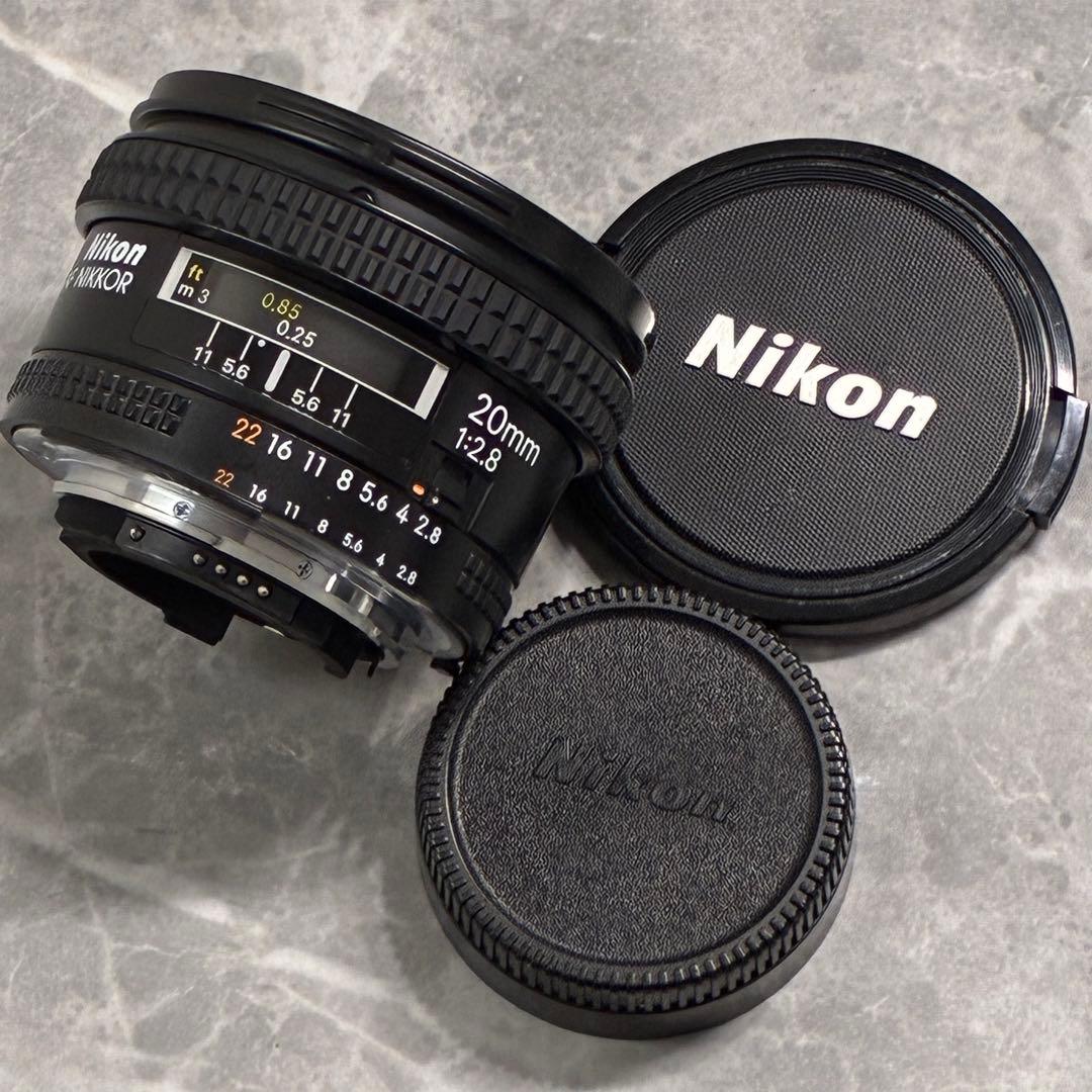 ⭐️美品⭐️ニコン Nikon AF NIKKOR 20mm f2.8単焦点レンズ