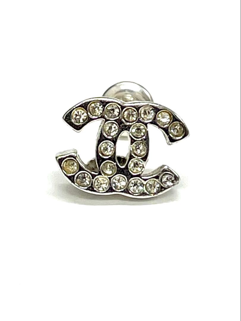 正規品CHANELココマークストーンピアス　片方訳あり