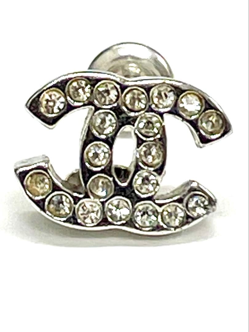 正規品CHANELココマークストーンピアス　片方訳あり