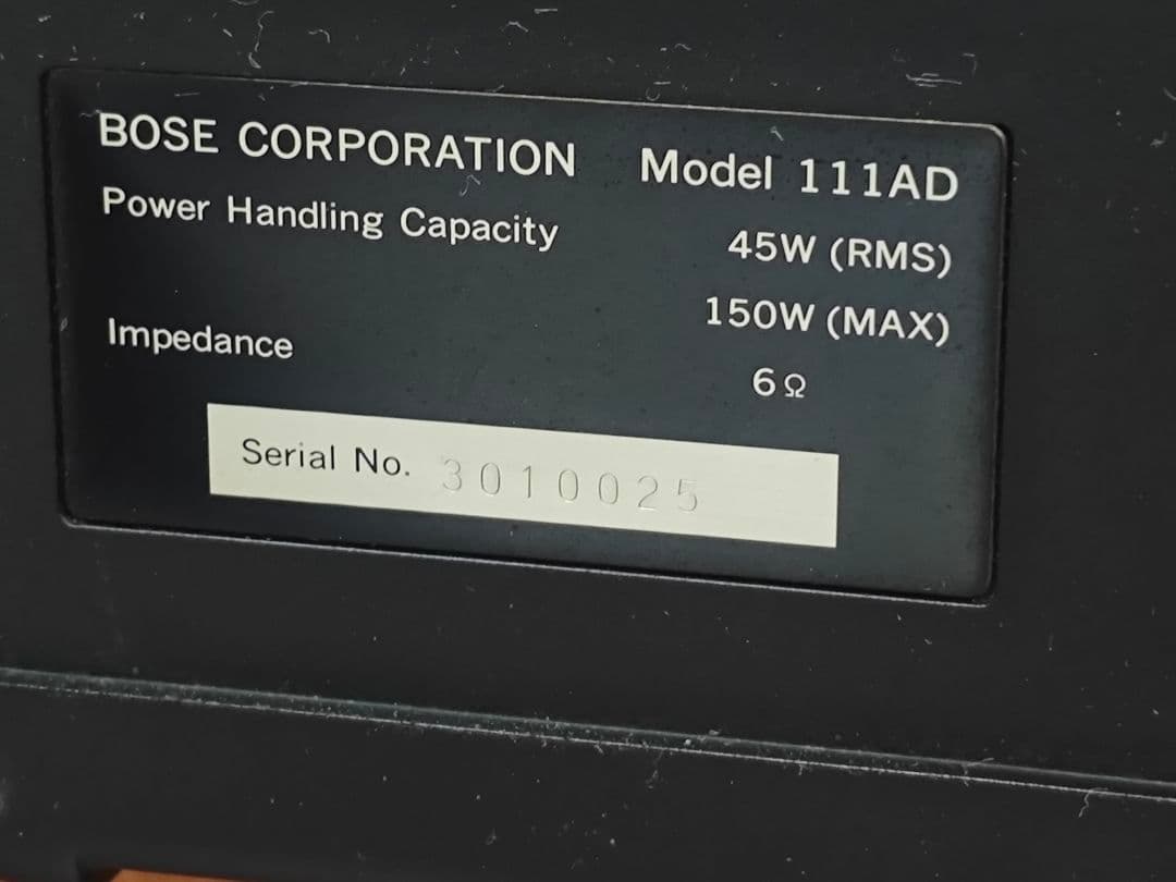 BOSE 111AD スピーカー ペア