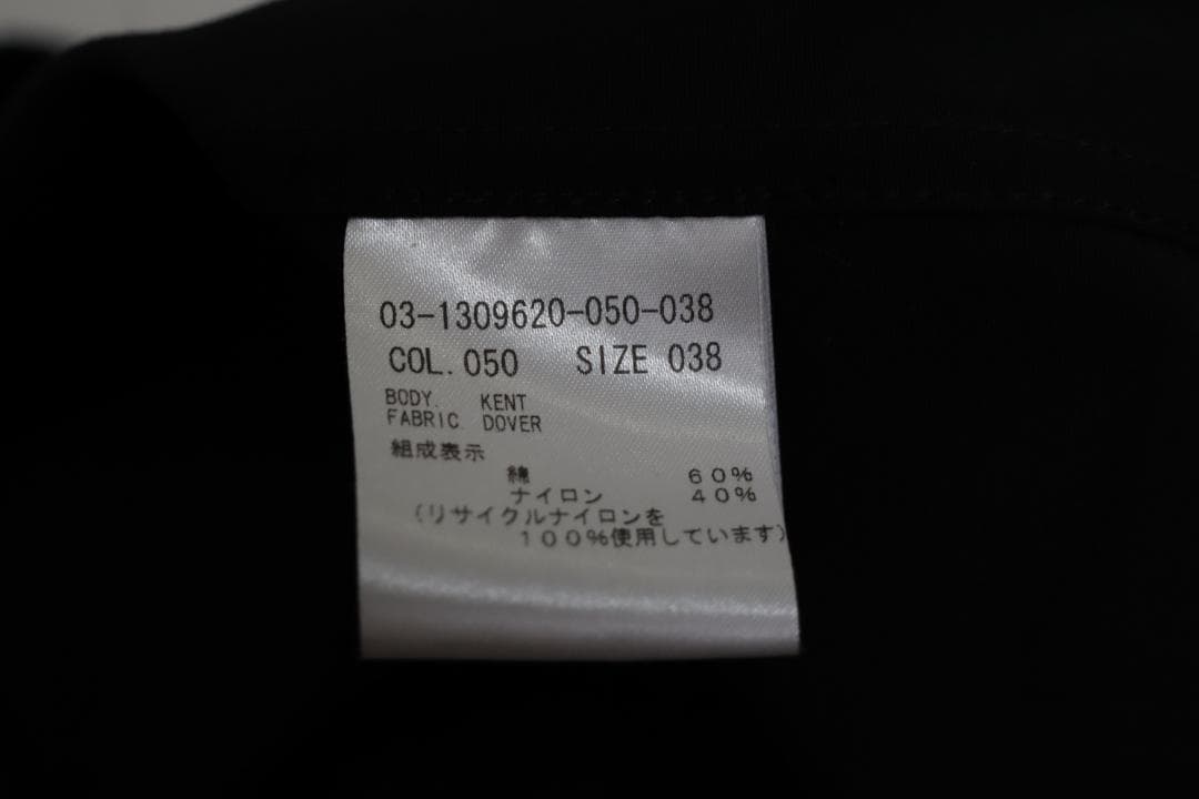 theory luxe 21AW ウォッシャブル モッズコート　ブラック