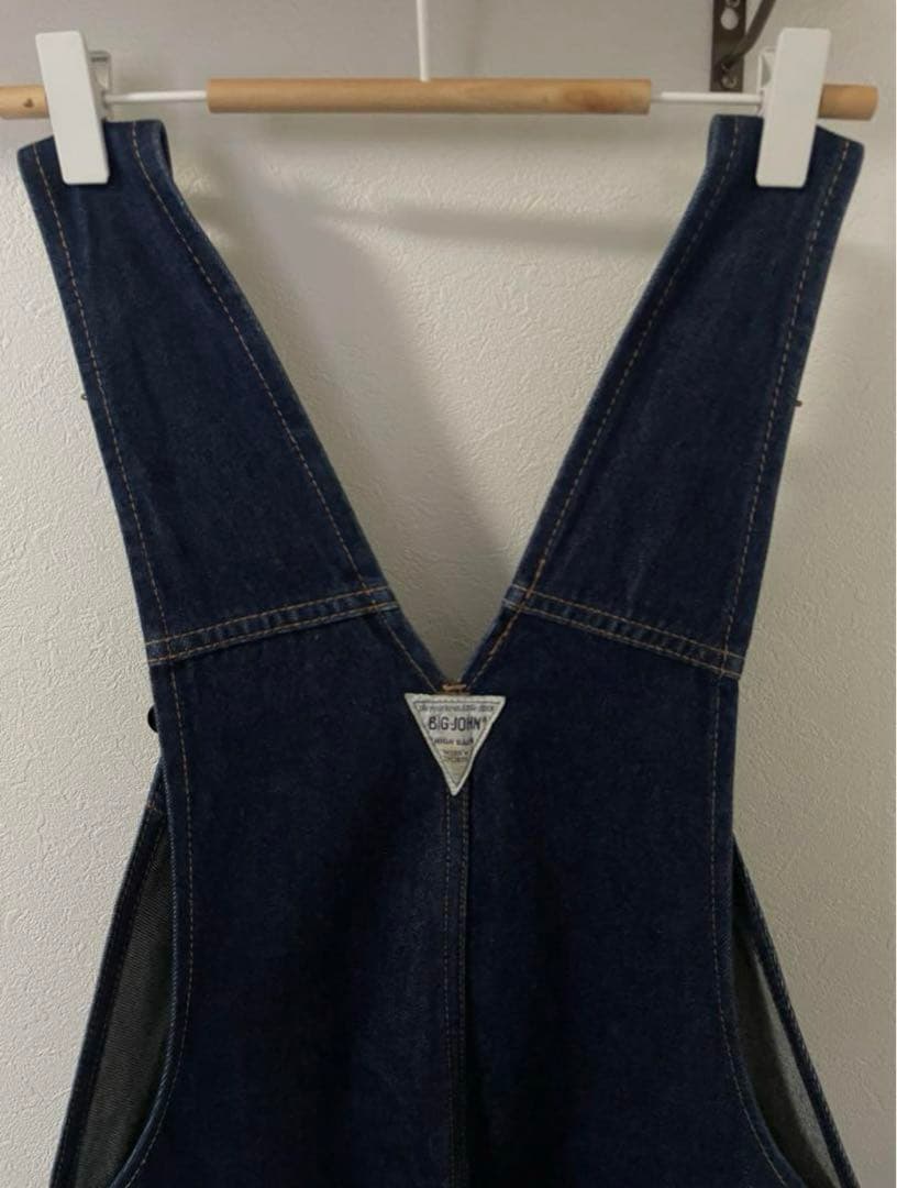 70s BIGJOHN デニムオーバーオール w34 TARONジップ