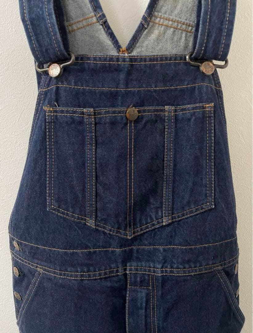 70s BIGJOHN デニムオーバーオール w34 TARONジップ