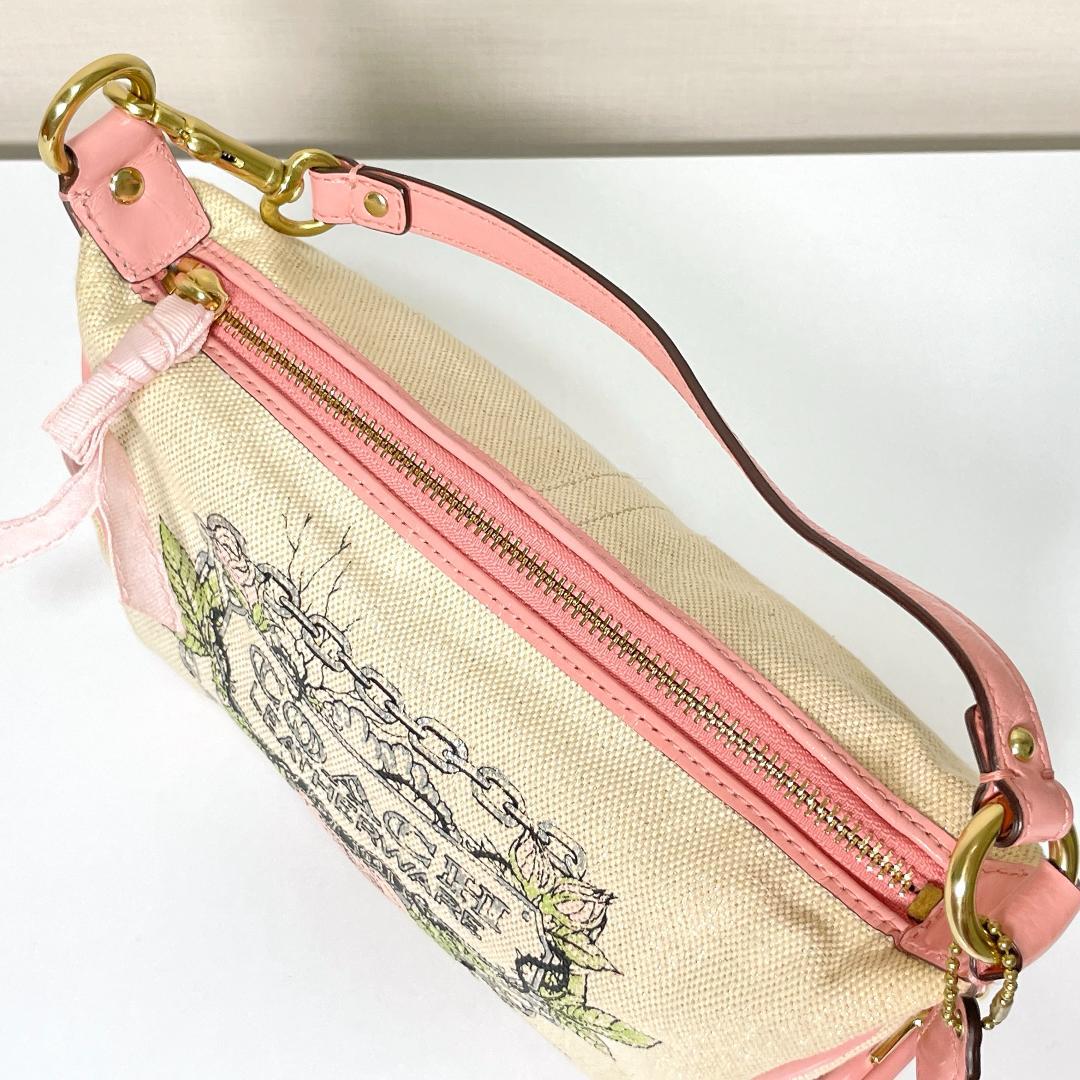 一目惚れ必至❤️COACH　Y2Kムード漂う「隠れた名作」 タトゥーポーチ　ラメ