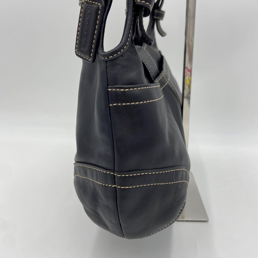 極美品✨コーチ ソーホー ワンショルダー アクセサリーポーチ ブラック 9738