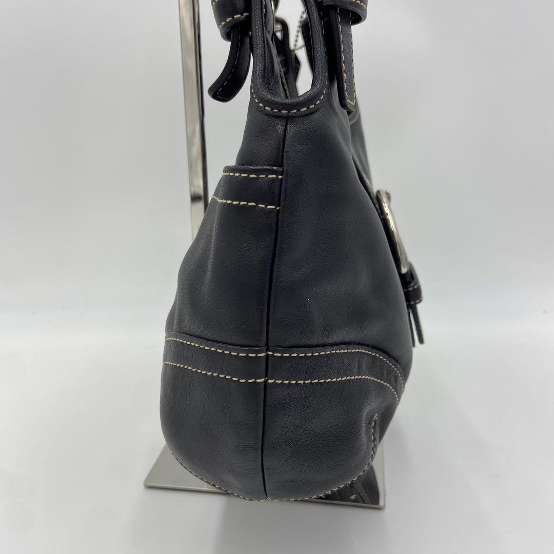 極美品✨コーチ ソーホー ワンショルダー アクセサリーポーチ ブラック 9738