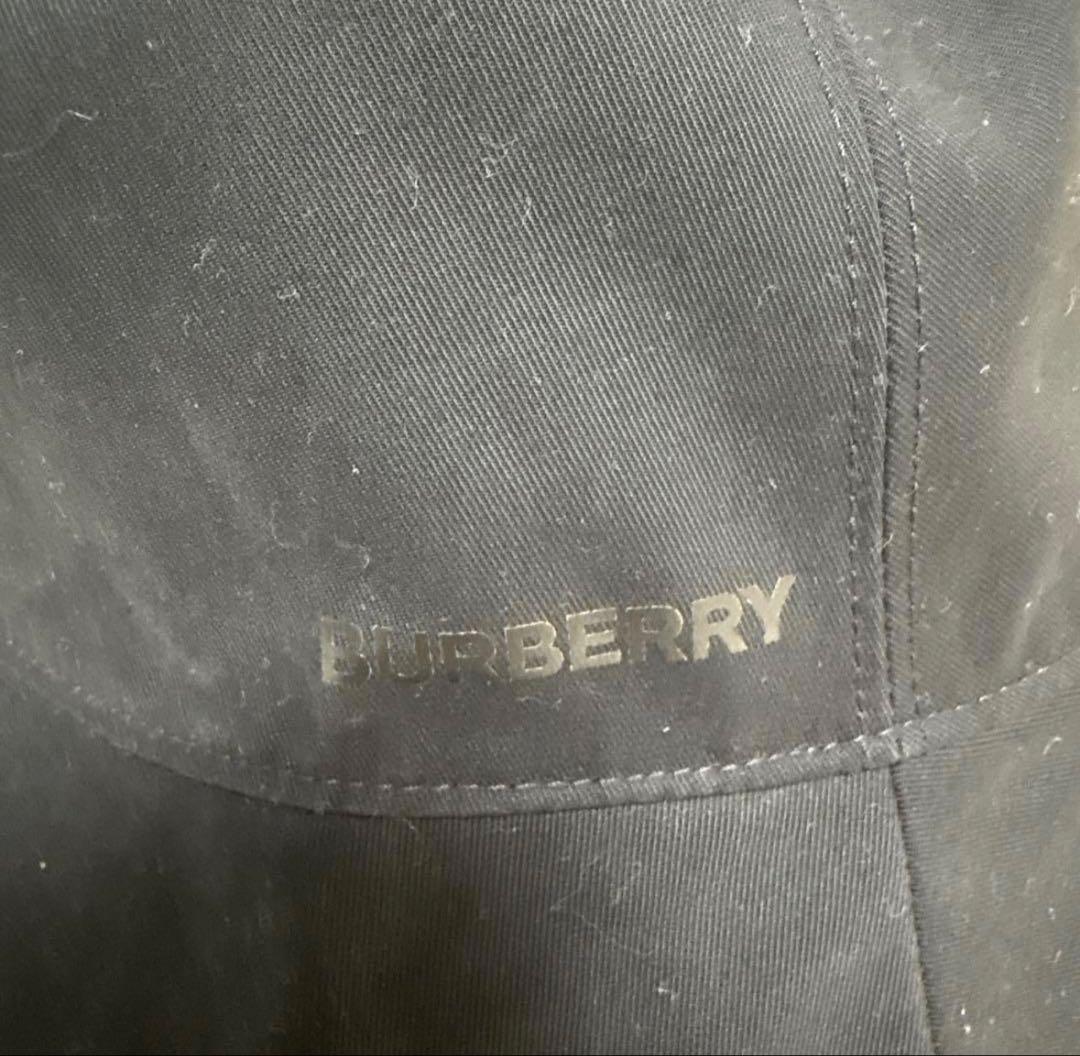 【オレンジ】Burberry バーバリー　バケットハット　リバーシブル