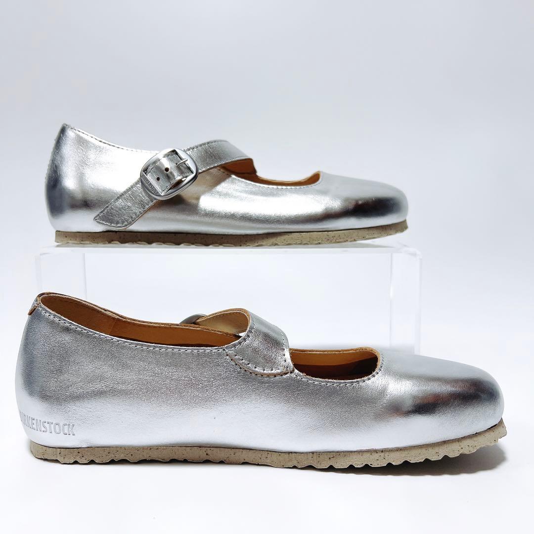《2025年モデル 極美品》ビルケンシュトック トレーシー シルバー 24cm