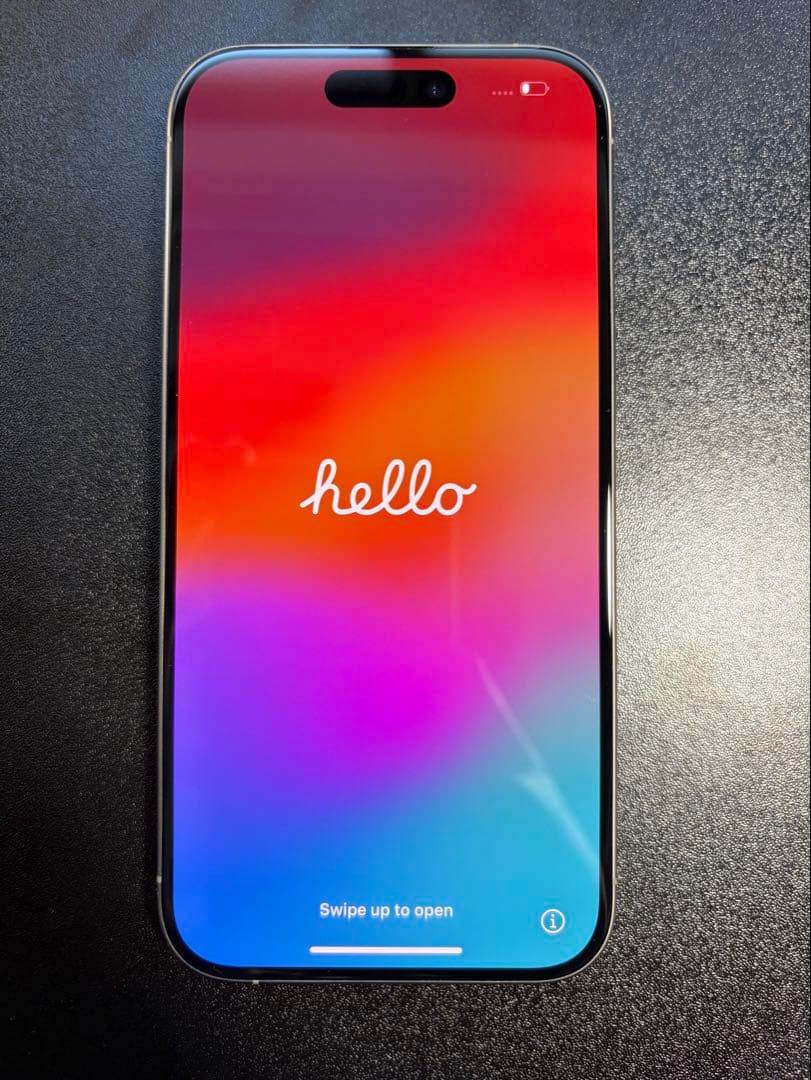 iPhone15pro 128GB ナチュラルチタニウム　美品