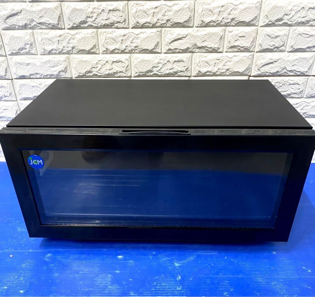 卓上 冷蔵 ショーケース/黒 JCMS-28 冷蔵庫 小型　送料無料