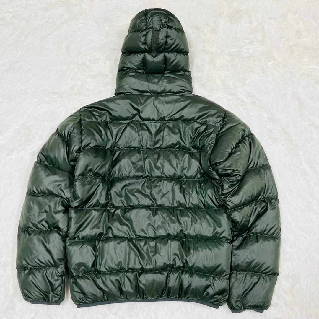 モンベル　ライトアルパインダウンパーカM　ダークグリーン　スタッフバッグなし廃盤