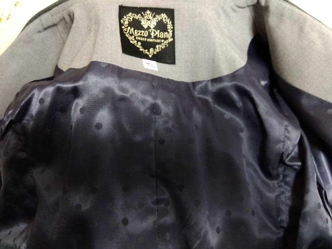 MezzoPianoジュニア　卒服　グレー ワンピーススーツ　165サイズ