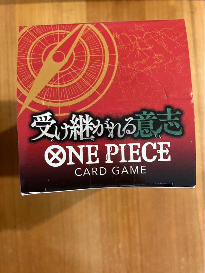新品未開封テープ付き ワンピースカード 受け継がれる意志 1BOX