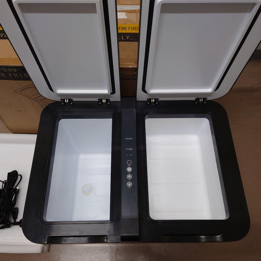 ポータブル冷凍冷蔵庫 2室35L DC 12V/24V コンプレッサー式 車載