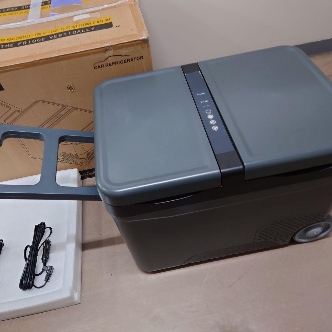 ポータブル冷凍冷蔵庫 2室35L DC 12V/24V コンプレッサー式 車載