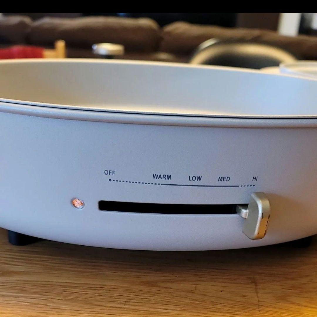 まりも　オーバルホットプレート　 グレージュ　箱説明書なし