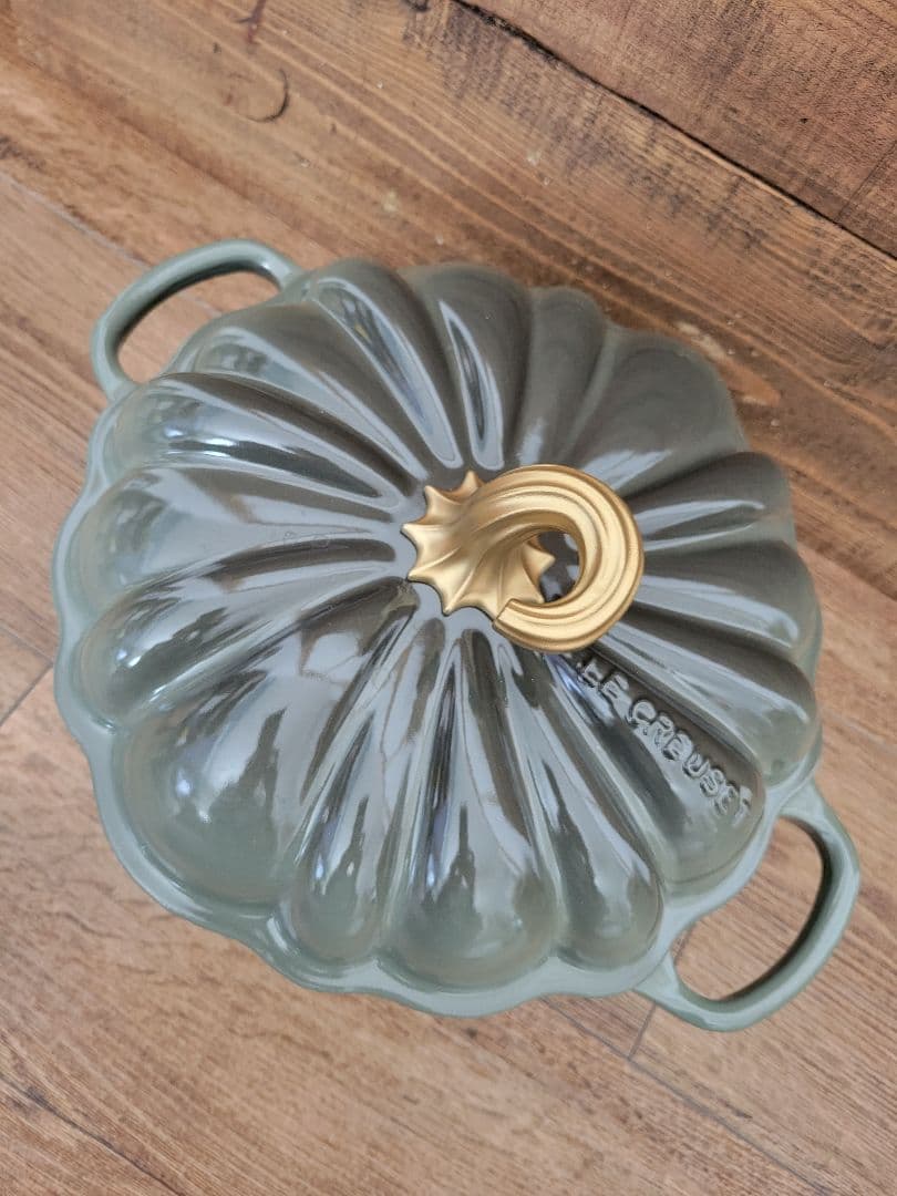 【未使用】LE CREUSET ルクルーゼ カボチャ パンプキン24cm両手鍋