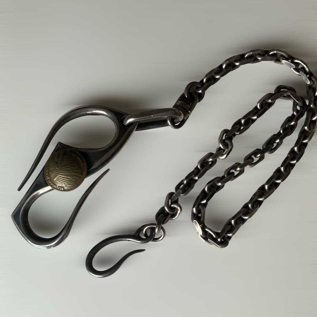 シルバー925製 ウォレットチェーン REDMOON レッドムーン 重厚