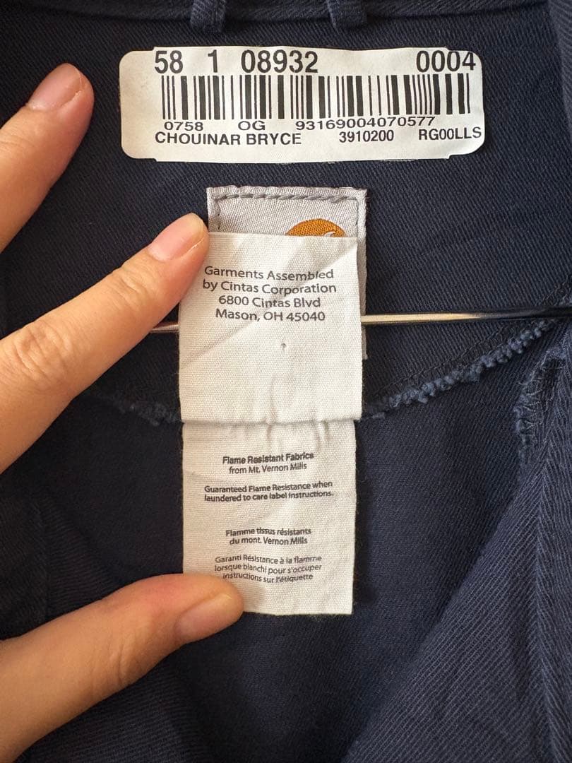 【vintage】美品　希少 Carhartt FR つなぎ ネイビー 米津玄師