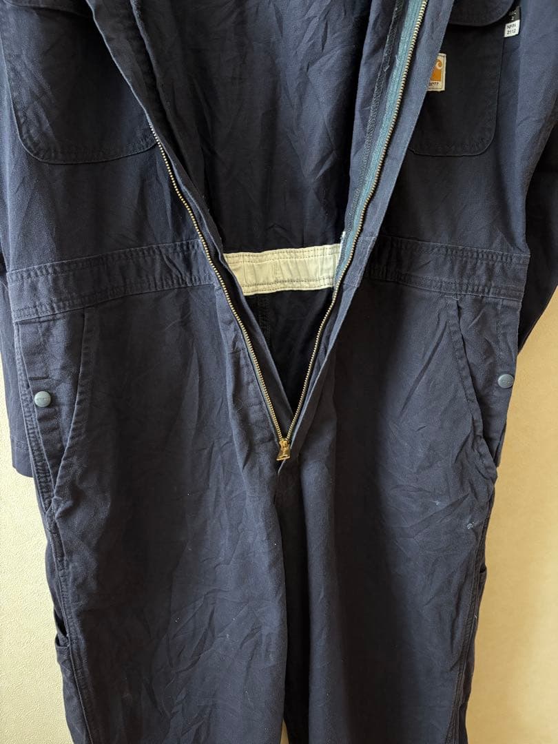 【vintage】美品　希少 Carhartt FR つなぎ ネイビー 米津玄師