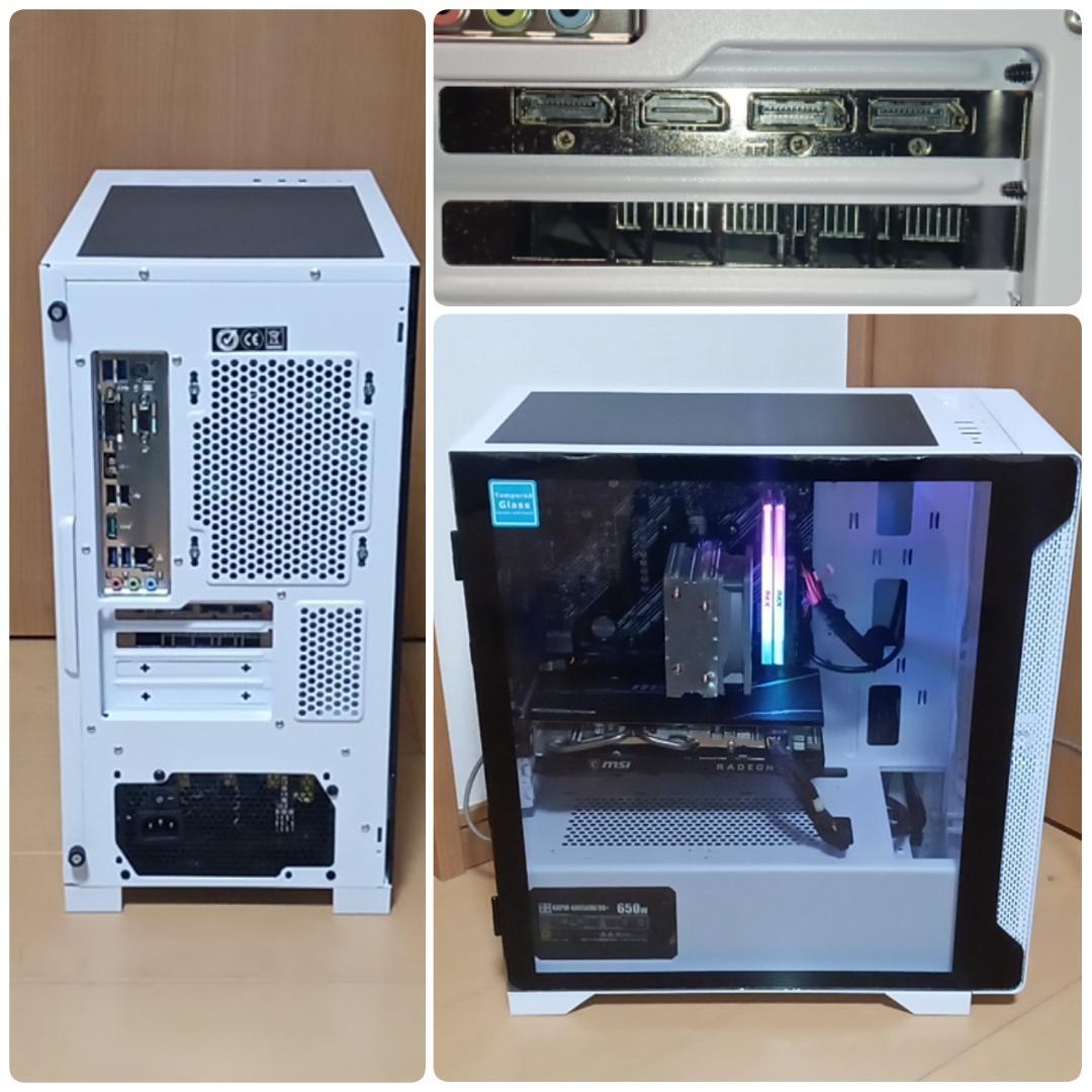 モンハンワイルズ動作OK 極美品 快適ゲーミングPC Ryzen RX5700